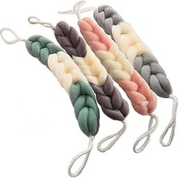Royal Bird Long Stretch Back Sponge with Rope Handles Back Scrubber Bath Shower Mesh Sponge Exfoliating Body Scrub Stretch Braided Loofah for Men and Women-image-51