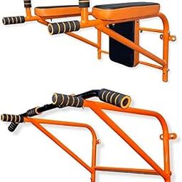 ALLYSON FITNESS Multifunctional Pull up bar with Dips Bar Combo Wall mounting, Pull-up bar Training bar, dip Station for Training at Home, Training Weight Gym & Home Gym-picture-18