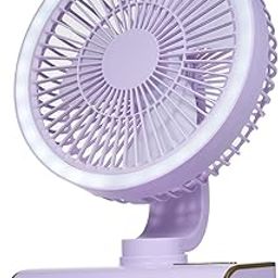 Kekeos mini fan portable, Portable Handheld Fan, 4000mAh Battery Operated with LED Display,Cooling Air Fan Dual-Use Kitchen Desktop Rechargeable Portable Wall Mounted Fan (Purple)-image-63