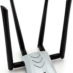 ALFA Network AC1900 Wifi adapter - 1900 Mbps 802. 11ac Long-Range Dual Band USB 3. 0 Wi-Fi Network Adapter w/4x 5dBi External Dual-Band Antennas-12