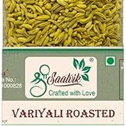 Shree Saatvik Variyali Roasted | Fennel Seeds Roasted | Mukhwas | Mouth Freshener-image-2