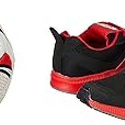 Sports Training Shoe Bright Black Red Size 8 With Triumph Handball Rubberised Junior-image-33