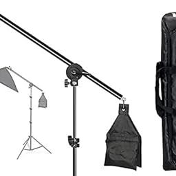 HIFFIN Photo Studio 9 FT Light Stand with 4.5 FT Boom Arm and Empty Sandbag for Supporting Softbox Lighting Photography Tripod with Carry Bag-20