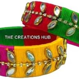 THE CREATIONS HUB kundan Kangan for women-image-59