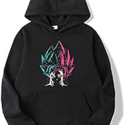 Latest and Stylish Goku Legacy Tricolor Anime Design Printed Hooded Hoodies | Unisex Sweatshirts for Men & Women's-image-44