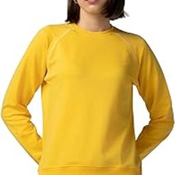 Women's Solid Color Terry Raglan Crop Top with Full Sleeve - Round Neck | Contrast Flatlock Stitch Detailing | Tops for Women Western l Women t Shirt-image-11