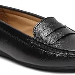 Women Textured Leather Loafers Casual Shoes-image-97