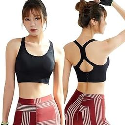 Women's Spandex High Impact Padded Non Wired Racer Back Sports Bra for Gym, Cardio, Zumba and Yoga | Everyday Active Wear for Girls | Size M to 2XL-picture-17