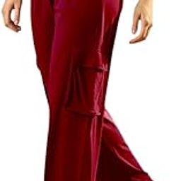 Cargo Joggers for Women, Cargo Trousers Pants, Adjustable Fit Cargo Pants Women with 2 Side Slit Pocket & 2 Patch Pocket with Flap (Pack of 1)-image-68