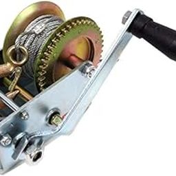 Bilvina 1200 LB (545 kg) Gear Winch for Boat Truck Car Trailer ATV Heavy Duty Cable Hand Winch-image-87