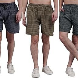 Plus Sizes Men's Cotton Stripes Boxer Shorts (Pack of 3) - Comfort and Style for Every Day-image-44