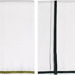 Mens fantacy Cotton single (1.30X2.00 Meter) 2 Colour Combo Dhoti (COMBO-17)-10