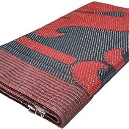 HOMELYVIBES Multi Purpose Plastic Full Runner Floor Mat Chatai (Multicolor, 4 X 6 Feet)-picture-15