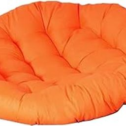 LR Decor E-Shop Patio Seat Cushion Hanging Basket Chair Cushion for Garden Egg Chair Kitchen Orange-image-31