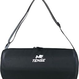 Tense 25L Water Resistant Sports Duffel Gym Bag for Men & Women with Shoe Compartment & Yoga Mat Holder (Navy)-image-20