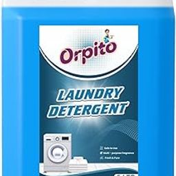 ORPITO Liquid Detergent 5 Litre for Top Load and Front Load, Active Fresh Fragrance, Tough Stain Removal in Laundry, Detergent Liquid for Washing Machine - 5 Ltr-picture-21