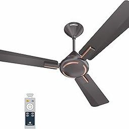 Havells 1200Mm Ambrose Bldc Motor Ceiling Fan|Premium Matt Finish, Decorative Fan, Remote Control, High Air Delivery|5 Stars Rated, Upto 60% Energy Saving, 2 Yr Warranty|(Pack Of 1, Copper)-25