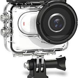 60m Waterproof Case Compatible with Insta360 GO 3 20m Depth Waterproof Touching Dive Housing Shell with Bracket Accessories-4