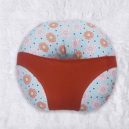 KRADYL KROFT 5in1 Baby Feeding Pillow with 100% Cotton Removable Cover | Breastfeeding Pillow | Nursing Pillow with Belt and Hoop (Donuts)-image-64