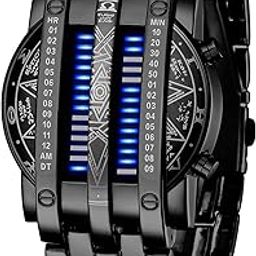 Digital Men's Watch (Black Dial Black Colored Strap)-picture-28