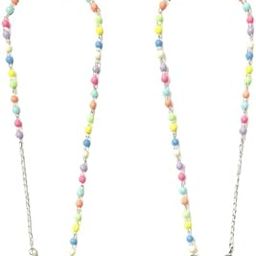 Multicolour Small Rounded Acrylic Beads Style Adjustable Women Bra Shoulder Strap for Strapless Bra,Dresses & Tank Tops | Beaded Women Body Jewelry |Decorative Bra Strap for Women and Girls-image-76