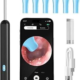 Auranest WiFi Ear Wax Removal Endoscope Camera | HD Visual Ear Cleaner with 6 Silicone Tips-image-43