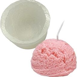 UKIYO international® - 3D Ice Cream Ball Shape Silicone Molds for Candle Making Wax Mold Resin Art Crafts Icecream Scoop Mould Soap Dessert Chocolate Cake Decor-image-64