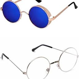 Stylish Casual Metal Multicolor Polarized Female Sunglasses K-rnd slv m clr,arjun rdy gld-blu mrc su-image-26