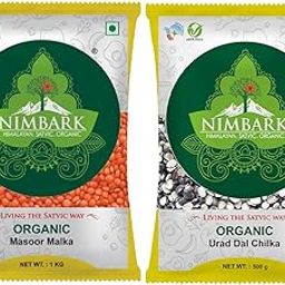 NIMBARK Masoor Malka | Best Lentils | Protein-Rich | 1kg + Urad Dal Chhilka (Black Beans Split) | Best Protein Source | 500gm | Unpolished | Naturally Rich Source Of Protein-19
