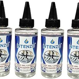 Intenzo Silicone Oil Lubricant for Treadmill Belt and Gym equipment's Pack of 4 Each in 125 ml-12