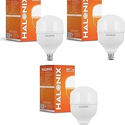 Halonix 40W LED Light Bulb | Cool Day Light (6500K) |Pack of 3 |Energy Efficient| 4kv Surge Protection |Base- B22-image-67