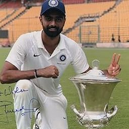 5x7 Inches Original Autographed Photo of Indian Cricketer Jaydev Unadkat-image-64