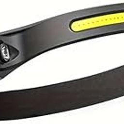M960 Rechargeable LED Headlamp - Black | 8W LED Headlamp with Sensor | 8 Hours Working Time | 350 Lumens | Durable and Long-Lasting | for Outdoors, Hiking and Camping-image-66