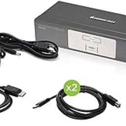 IOGEAR KVMP GCS1902 2-Port DisplayPort KVMP Switch with USB 3. 0 Hub Retail-10