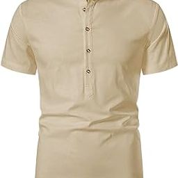 Men's Full Sleeve Baby Pink Color Cotton Blend Mandarin Slim Fit Shirt Style Kurta for Men and Boys-picture-8