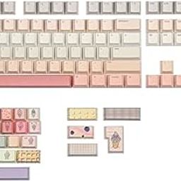 KiiBOOM x Strawberryjam1986 Berry Cream Keycap Set, 137 Keys Cherry Profile Keycaps, PBT Custom Keycap for Mechanical Keyboard, Compatible with ANSI/ISO, 60%, 65%, 75%, TKL, Full-Sized Layout-image-85