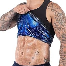 AMRIO Sweat Shapewear Sauna Vest Shaper for Men, Polymer Shapewear, Workout for Weight Loss Waist Body Slimming, Trainer-image-72