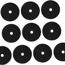 UJEAVETTE 10Pcs Tree Mulch Ring Degradabl Tree Ring Weed Barrier Round Mats for Plants-4