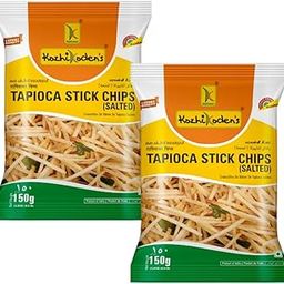 Kozhikodens Tapioca Stick Chips - Crunchy, Authentic Kerala Snack - Gluten-Free, No Artificial Additives, Perfect Tea-Time Bites (Stick Chips, Sea Salt)-image-59