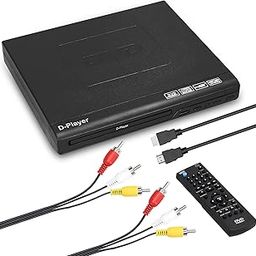 Home 1080P High Denifition TV DVD Player Portable VCD MP3 MPEG Viewer with Power-Off Memory Function-Layfoo, Multicolor-67
