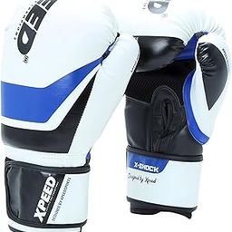XPEED Boxing Gloves, XP2473 X-Shock Sparring Gloves for Boxing, MMA, Kickboxing, Muay Thai | Fight Boxing for Men & Women | Moulded Inner Foam | Inner Lining & Reinforced Stitching (12oz, Blue)-image-69