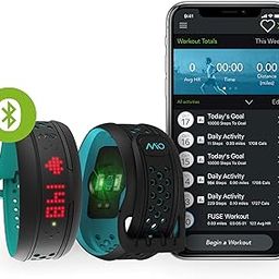 Mio Fuse Heart Rate Training with Activity Tracker, Regular (Aqua)-image-84