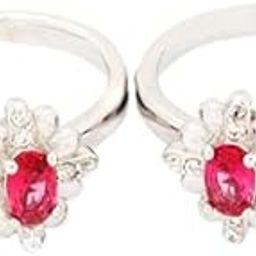 Pure 925 Sterling Silver Toe Ring for Women | Floral Dream Toe Ring | Rhodium Finish, Zirconia | Gift for Her (2.2 gms)-image-38