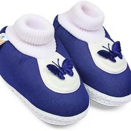 6 To 12 Months Baby Boys & Baby Girls Cotton Butterfly Face Slip-On Booties-image-46