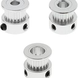 ATORSE Stainless Steel 2Gt Timing Pulley Belt Gear 20 Wheel Bore for Width Belt 5Mm-13