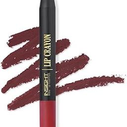 Insight Cosmetics Lip Crayon – Bourbon | Matte Finish | Enriched with Vitamin E & Kojic Acid | Sharpenable Tip | Full Coverage, Long-Lasting & Lightweight Lipstick – 7g-image-57