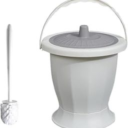 CALANDIS Spittoon Chamber Bucket Bedpan Potty Urinal Bottle for Bedroom Child Elderly White | Incontinence Aids | Daily Living Aids | Medical, Mobility & Disability-image-28
