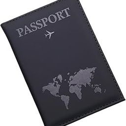 PU Leather Passport Purse Travel Essentials Passports Holder for Travel Home Black|Travel|Travel Accessories|Passport & ID Holders-image-58