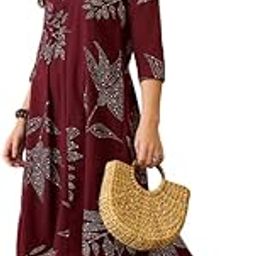Women Pure Cotton Abstract Printed A-line Kurta with Palazzo Set-image-3