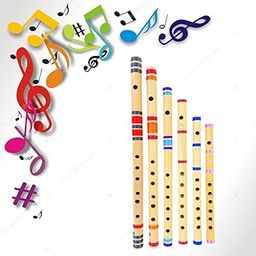 Six Pcs Set G Sharp C Sharp A Scale B Scale Professional Bansuri Flute-0